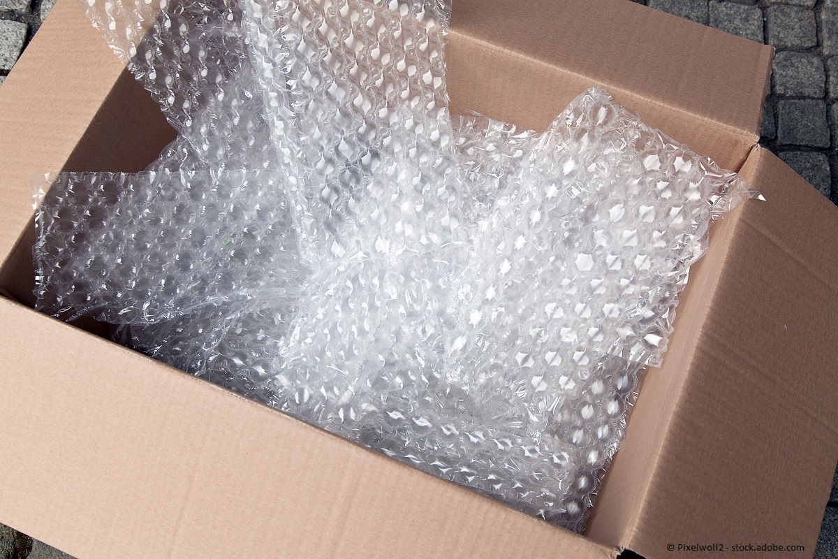 Beliebtes Verpackungsmaterial: Die Luftpolsterfolie